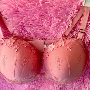 Victoria's Secret Pink Floral Lace Bra